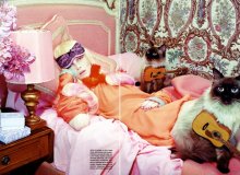 Siri Tollerod by Miles Aldridge for Vogue Italia